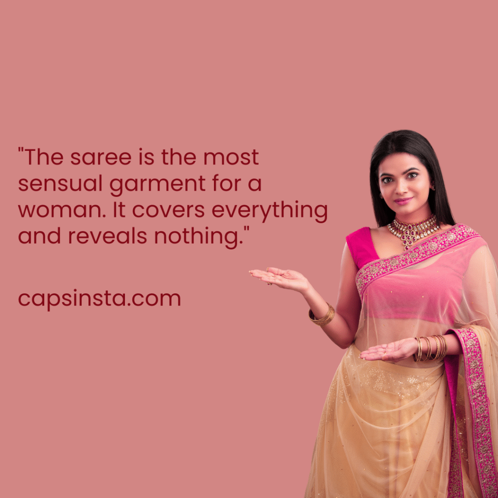 Saree Captions for Instagram
