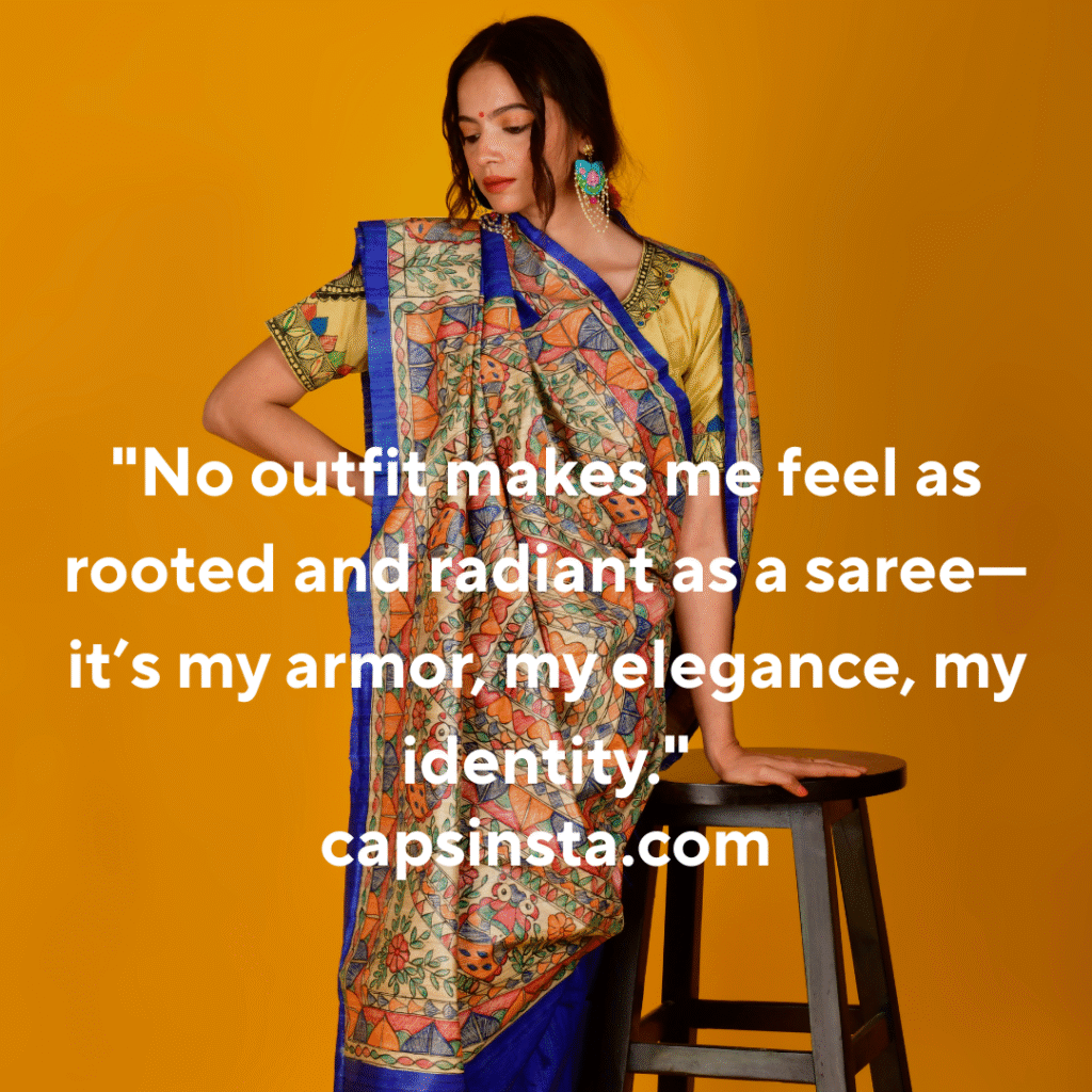 Saree Captions for Instagram
